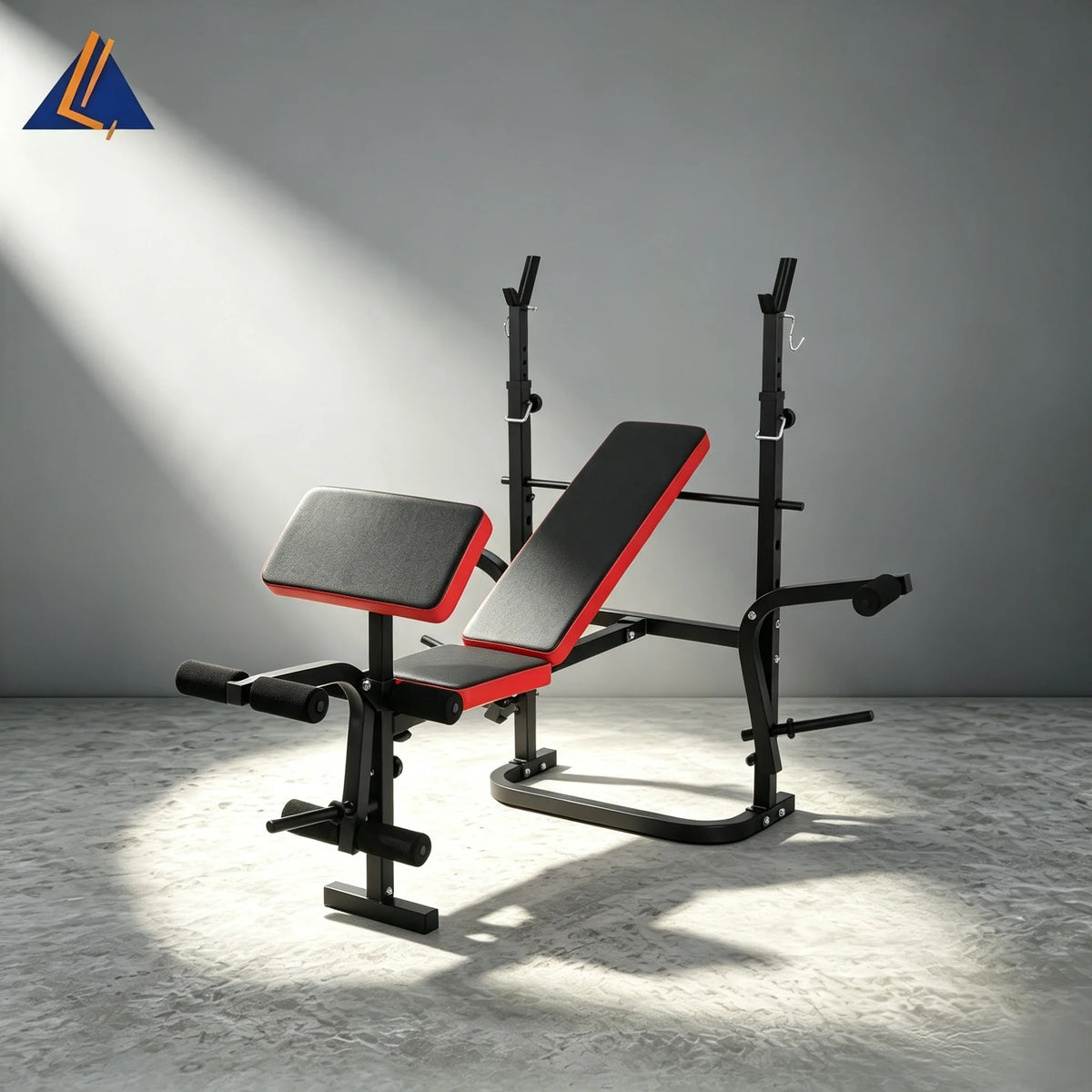 Adjustable Weight Lifting Bench With Chest Fly & Leg Extension Multi Purpose Home Fitness Training Equipment