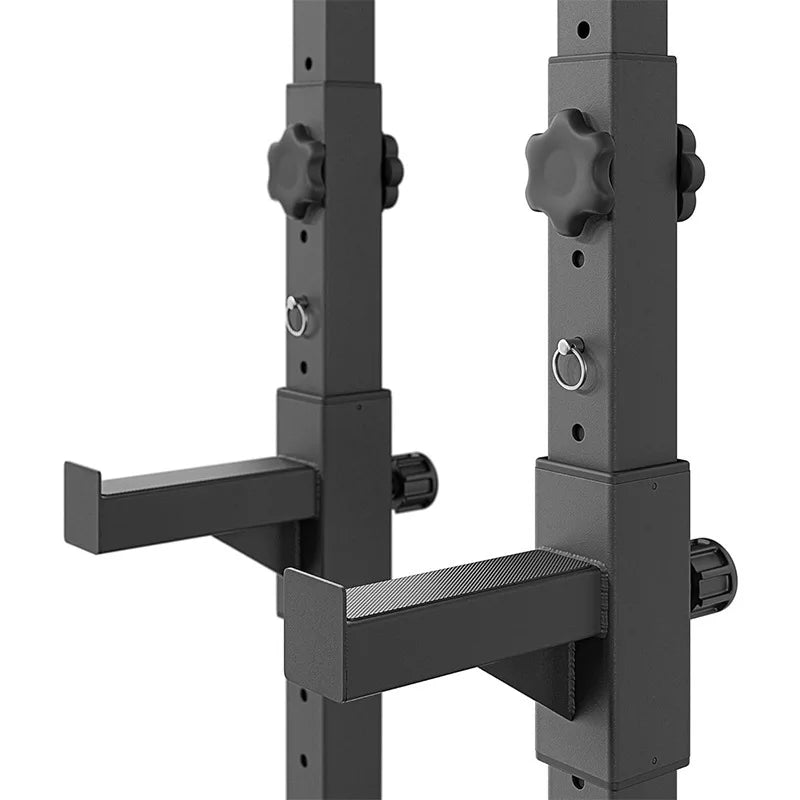 Hot Sale Adjustable Squat Rack Heavy Duty Barbell Weight Lifting Stands Commercial Gym Bench Press Safety Strength Training