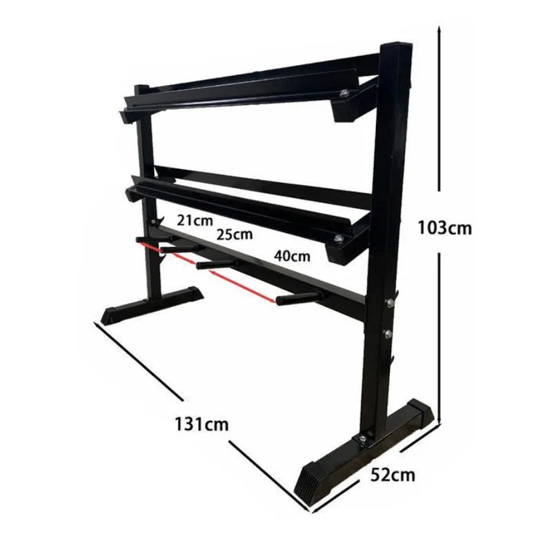 Hot Sale Tripod Steel Safety Heavy Duty Barbell Plate Storage Rack Commercial Gym Fitness Equipment Organizer