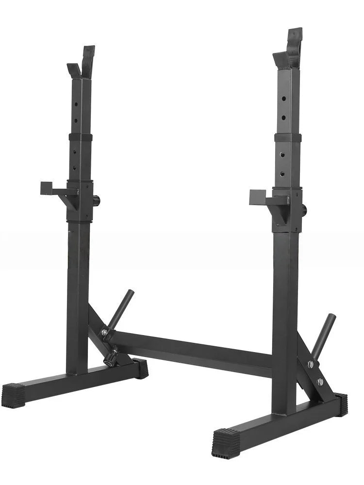 Hot Sale Adjustable Squat Rack Heavy Duty Barbell Weight Lifting Stands Commercial Gym Bench Press Safety Strength Training