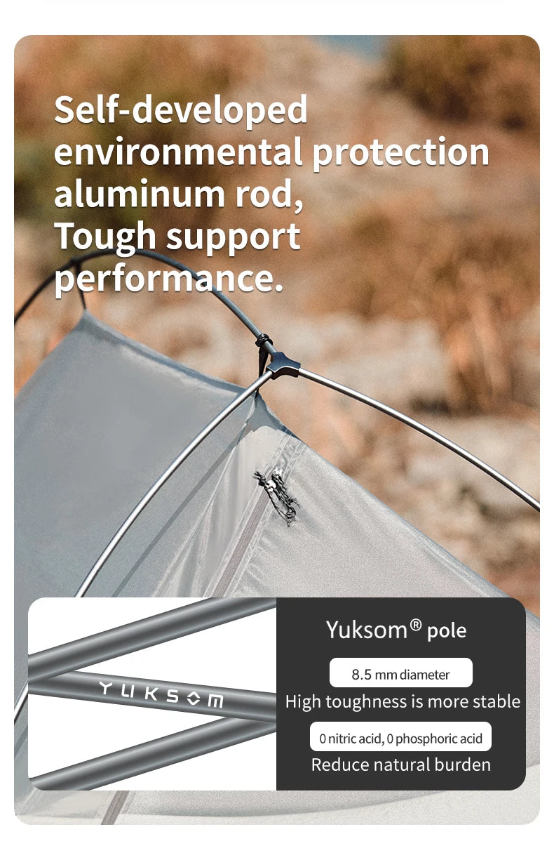 Naturehike 2026 New Cloud Base Tent Ultralight Waterproof Large Foyer Shelter Tent Travel 1-2 Person Portable Camping Tents
