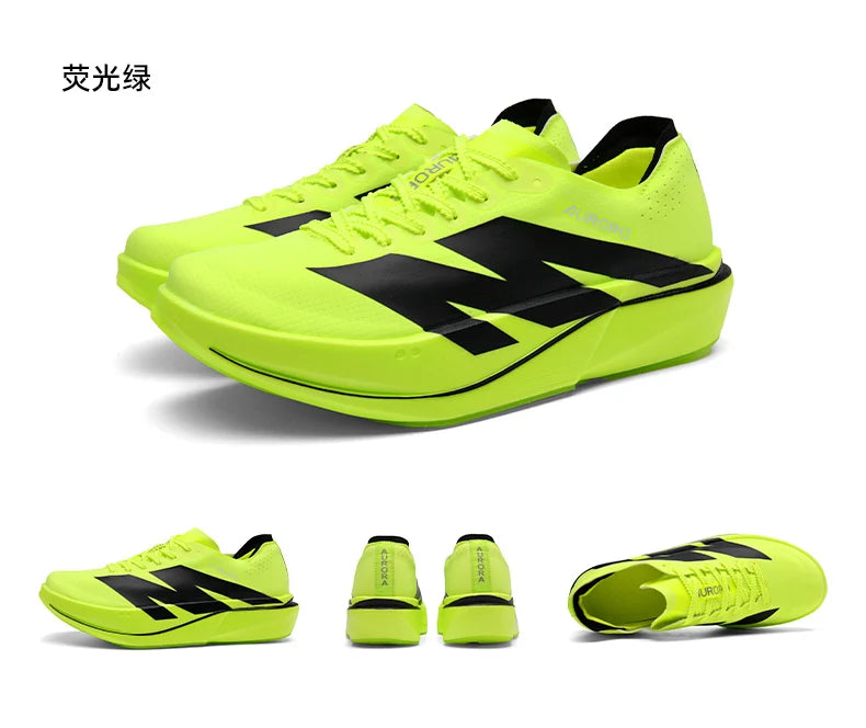Sports Running Shoes Man Carbon Plate Walking Sneakers Shock-Absorbing Marathon Racing Athletics Training Walking Casual Shoes