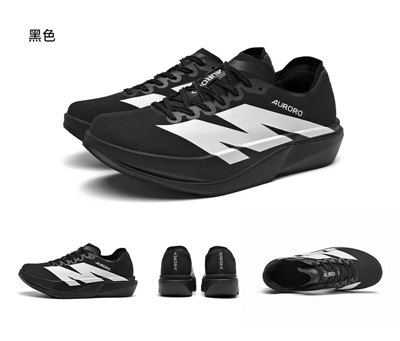 Sports Running Shoes Man Carbon Plate Walking Sneakers Shock-Absorbing Marathon Racing Athletics Training Walking Casual Shoes