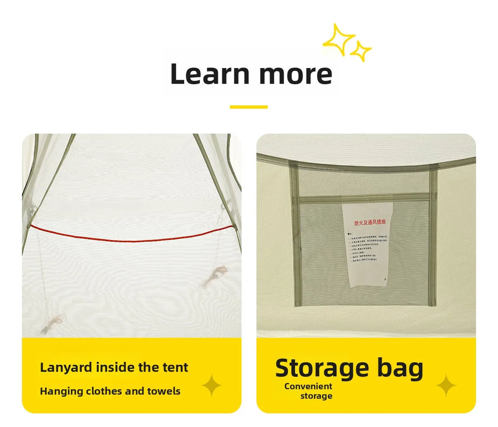 Golden Camel 20D Ultralight Travel Tent 1-2 People Waterproof Hiking Survival Outdoor Camping Portable Backpacking Shelter Tent