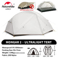 Naturehike Mongar UL PRO 1-3 People Tent 20D Ultralight Travel Waterproof Hiking Survival Outdoor Camping Portable Sun Shelter