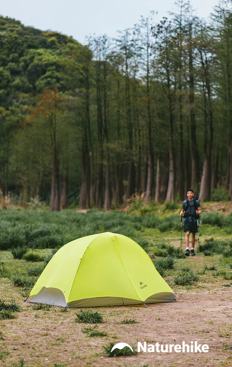Naturehike Trails EXT Trekking Tent Outdoor Camping Overnight Waterproof Anti-storm Single Person Hiking Tents Sun Shelter