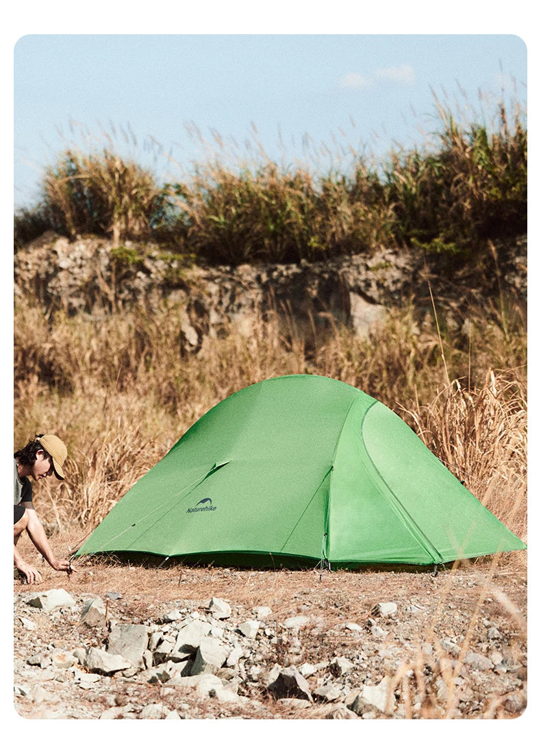 Naturehike 2026 New Cloud Base Tent Ultralight Waterproof Large Foyer Shelter Tent Travel 1-2 Person Portable Camping Tents