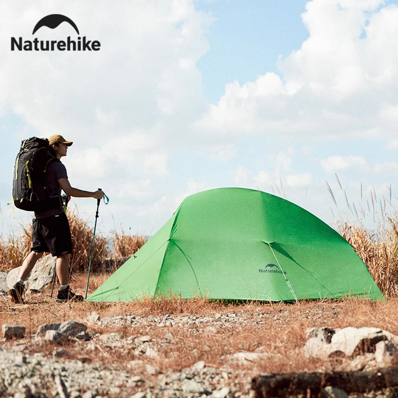 Naturehike 2026 New Cloud Base Tent Ultralight Waterproof Large Foyer Shelter Tent Travel 1-2 Person Portable Camping Tents
