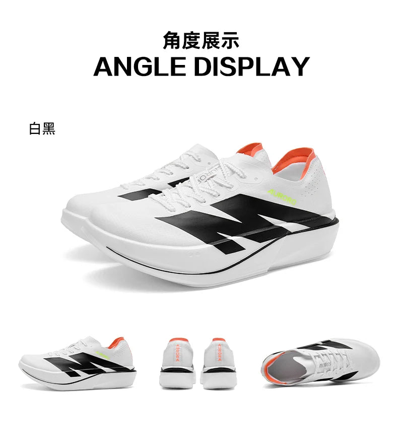 Sports Running Shoes Man Carbon Plate Walking Sneakers Shock-Absorbing Marathon Racing Athletics Training Walking Casual Shoes