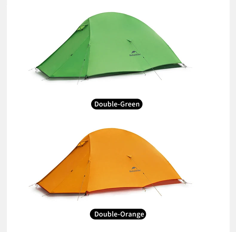 Naturehike 2026 New Cloud Base Tent Ultralight Waterproof Large Foyer Shelter Tent Travel 1-2 Person Portable Camping Tents