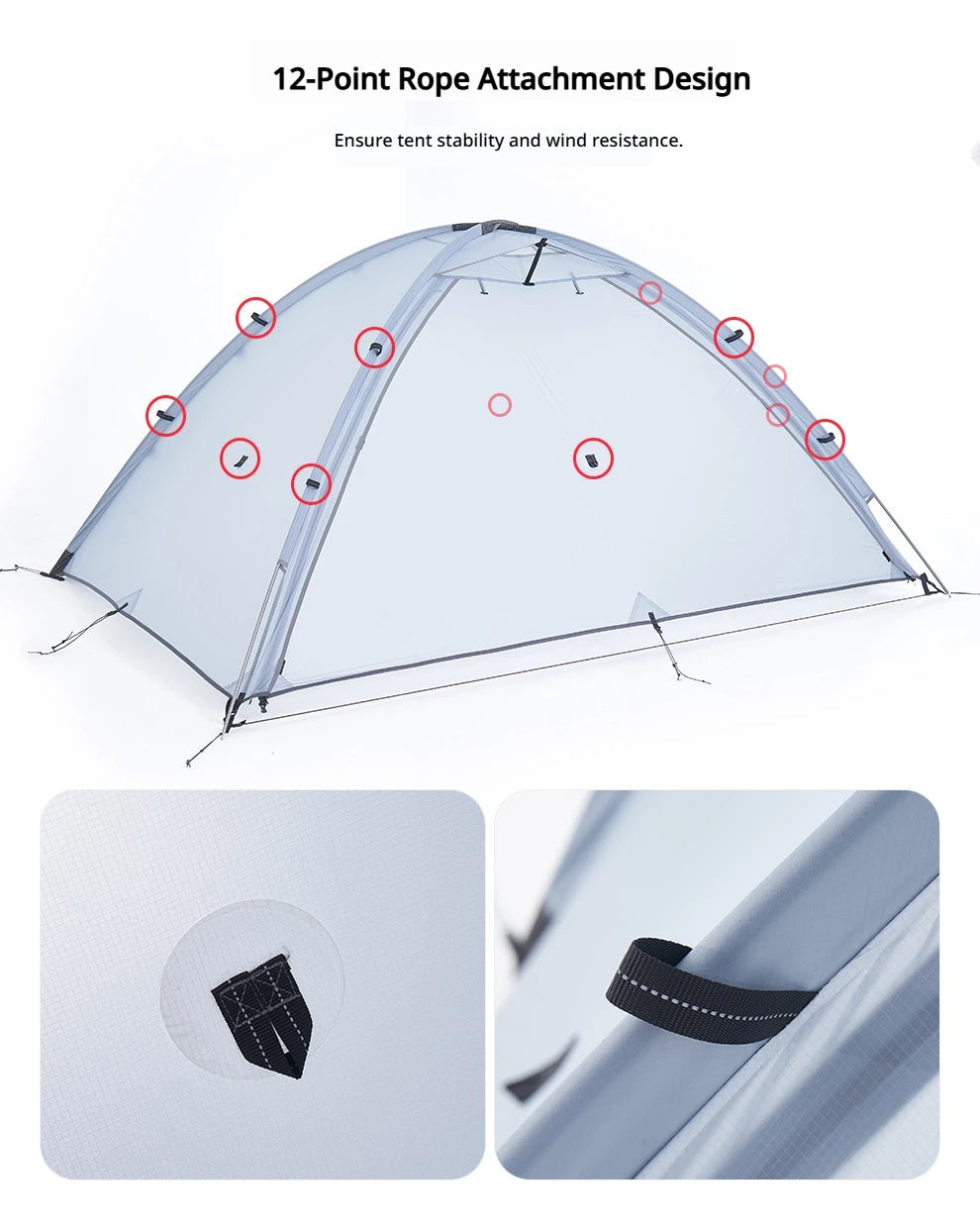 Astagear Vista 2  2-Person Lightweight Silicone-Coated Fast Setup Outdoor Camping Tent, Windproof & Waterproof for Hiking & Mou
