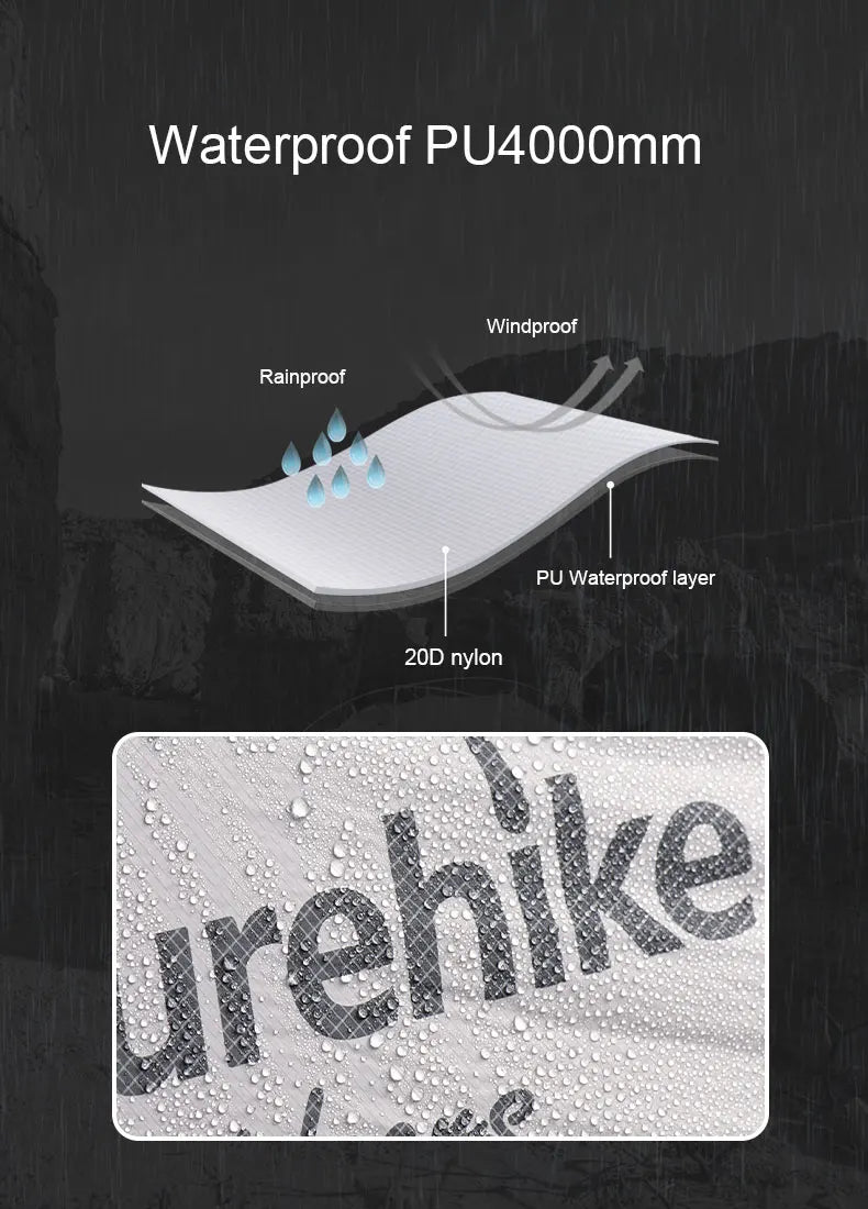 Naturehike Mongar UL PRO 1-3 People Tent 20D Ultralight Travel Waterproof Hiking Survival Outdoor Camping Portable Sun Shelter
