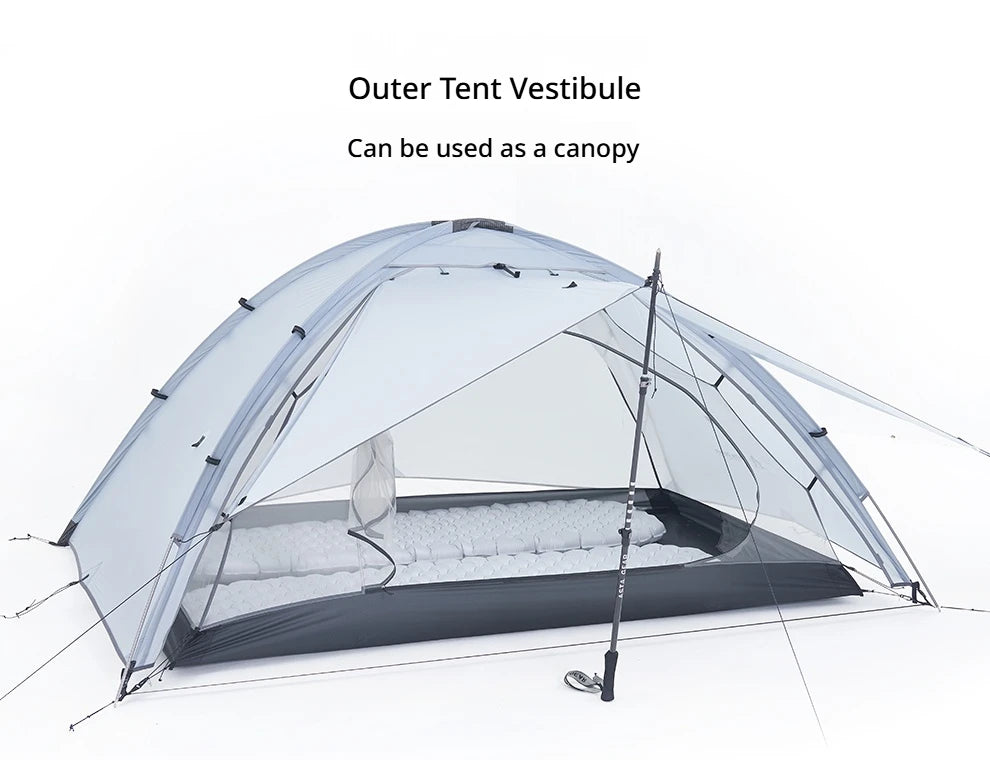 Astagear Vista 2  2-Person Lightweight Silicone-Coated Fast Setup Outdoor Camping Tent, Windproof & Waterproof for Hiking & Mou