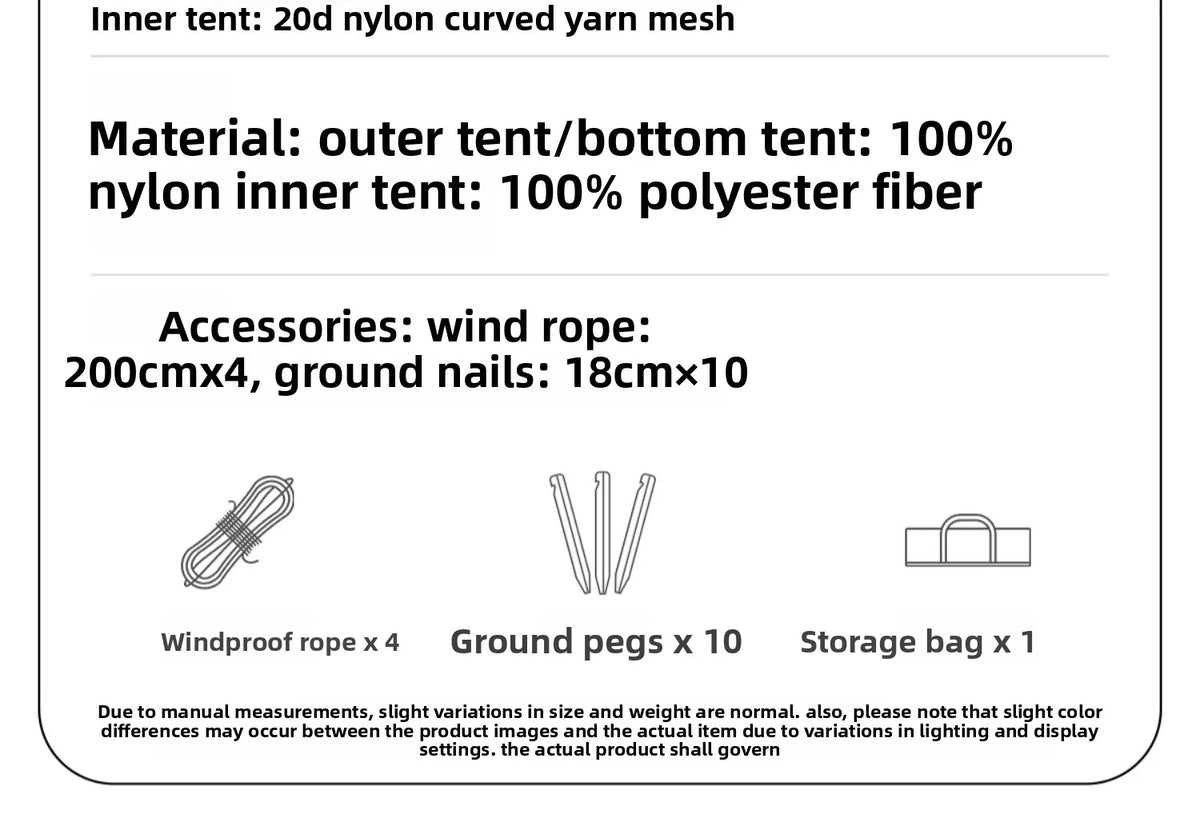 Golden Camel 20D Ultralight Travel Tent 1-2 People Waterproof Hiking Survival Outdoor Camping Portable Backpacking Shelter Tent