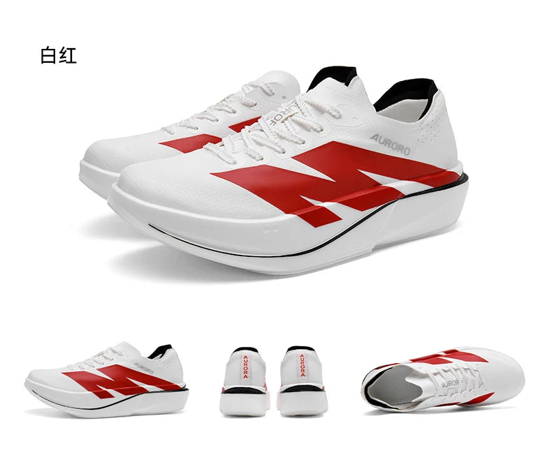 Sports Running Shoes Man Carbon Plate Walking Sneakers Shock-Absorbing Marathon Racing Athletics Training Walking Casual Shoes