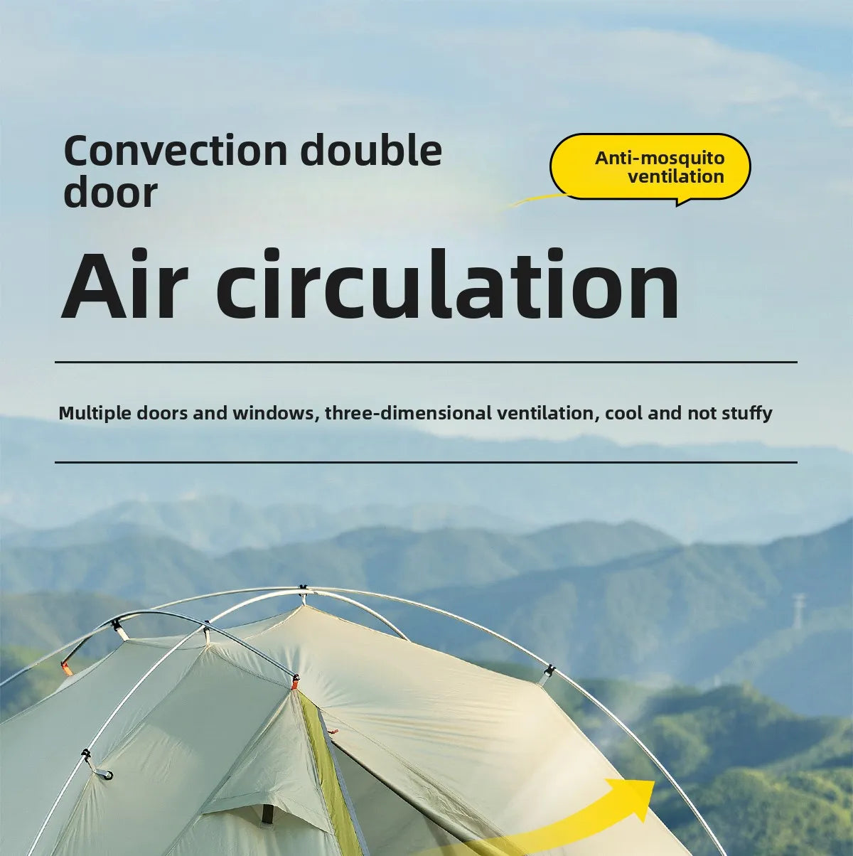 Golden Camel 20D Ultralight Travel Tent 1-2 People Waterproof Hiking Survival Outdoor Camping Portable Backpacking Shelter Tent
