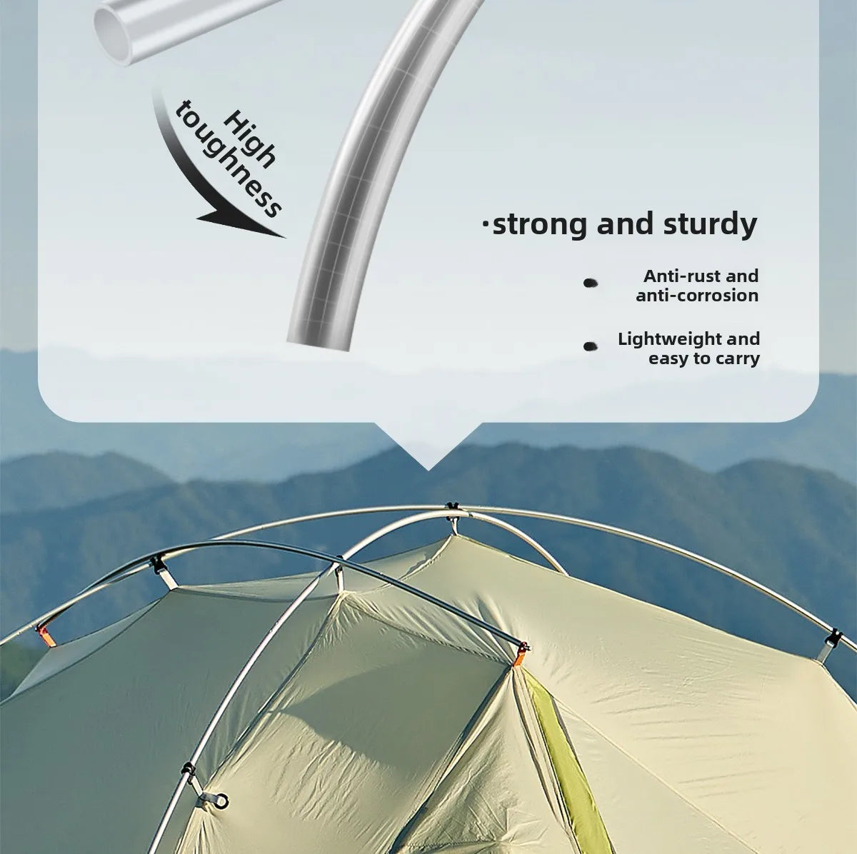 Golden Camel 20D Ultralight Travel Tent 1-2 People Waterproof Hiking Survival Outdoor Camping Portable Backpacking Shelter Tent