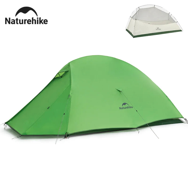 Naturehike 2026 New Cloud Base Tent Ultralight Waterproof Large Foyer Shelter Tent Travel 1-2 Person Portable Camping Tents