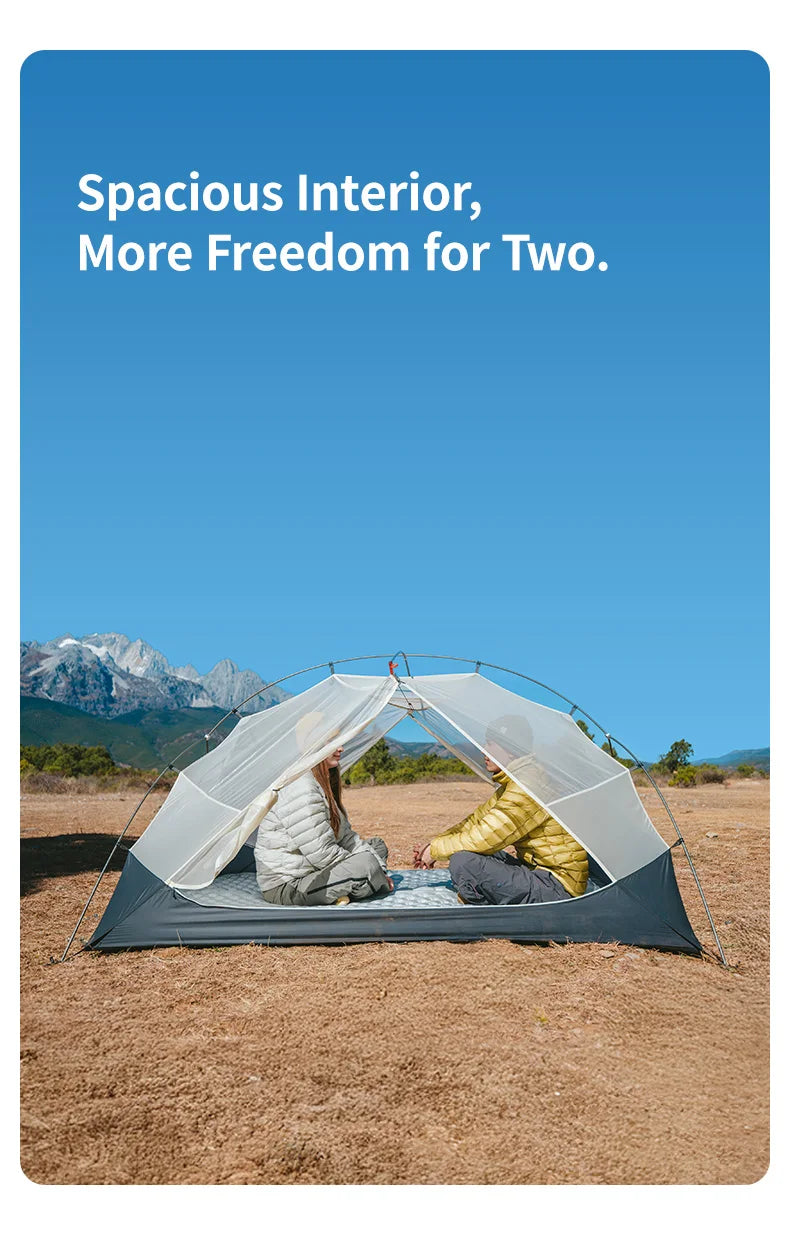 Naturehike Mongar UL PRO 1-3 People Tent 20D Ultralight Travel Waterproof Hiking Survival Outdoor Camping Portable Sun Shelter